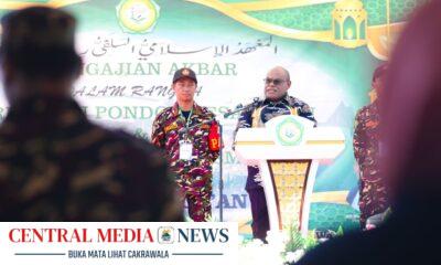 Gubernur Papua Tengah Meki Fritz Nawipa meresmikan Pondok Pesantren Riyadhul Qur’an di Distrik Wanggar, Nabire Barat, Sabtu (25/4/2026). (Dok Humas PPT)